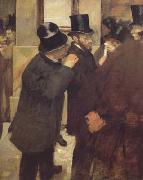 Edgar Degas At the Stock Exchange (mk06) oil